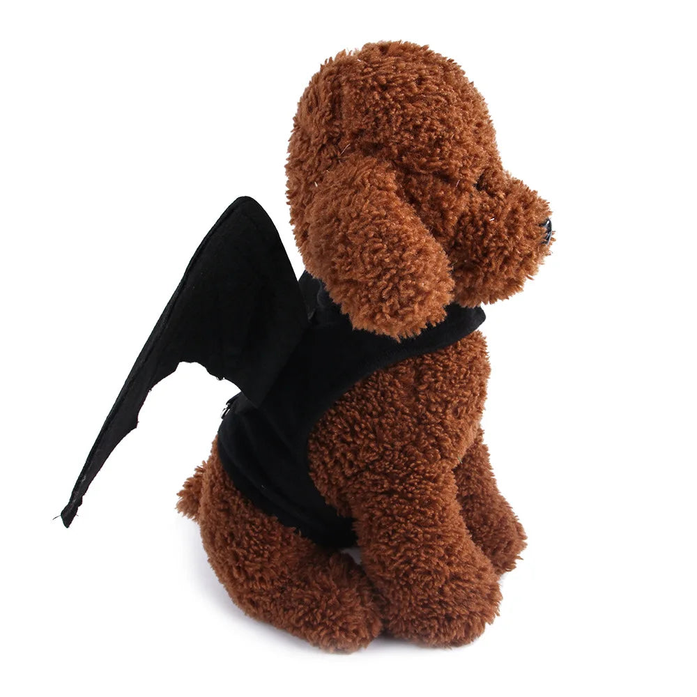 Disfraz de murciélago para mascotas – Alas de murciélago para perros y gatos, accesorio para cosplay y fotos, traje de Halloween para gatos y perros