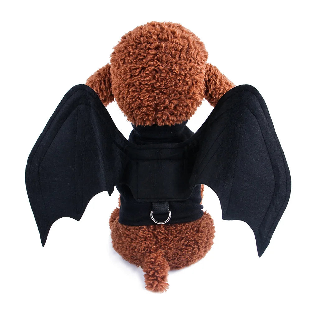 Disfraz de murciélago para mascotas – Alas de murciélago para perros y gatos, accesorio para cosplay y fotos, traje de Halloween para gatos y perros