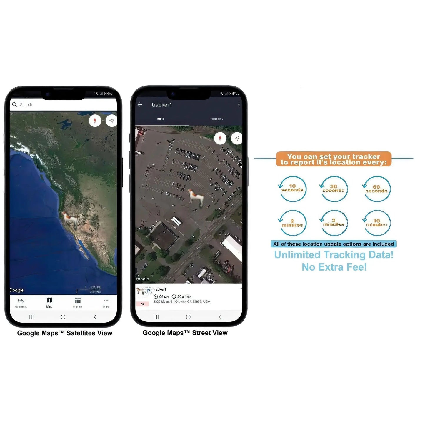 Dispositivo de Rastreo GPS Portátil para Mascotas